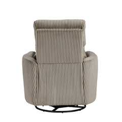 Traverse Taupe Swivel Glider Reclining Chair - Ornate Home