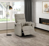Traverse Taupe Swivel Glider Reclining Chair - Ornate Home