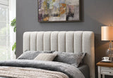 Traverso White E.King Bed - Ornate Home