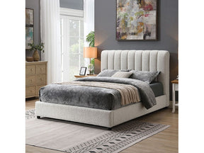 Traverso White Queen Bed - Ornate Home