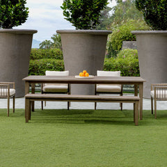 Travessa Brown/White Outdoor Round Stone Tray - Ornate Home