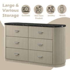 Travonte Gray/Beige Dresser - Ornate Home