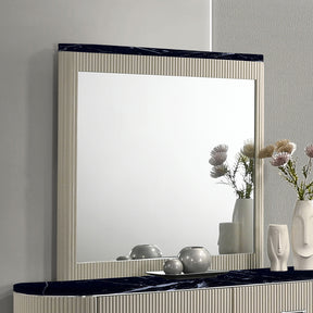 Travonte Gray/Beige Mirror - Ornate Home