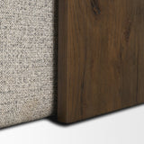 Trayden Gray/Brown Fabric Slider Top Coffee Table (cm)