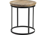 Traymore Black/Brown Side Table - Ornate Home