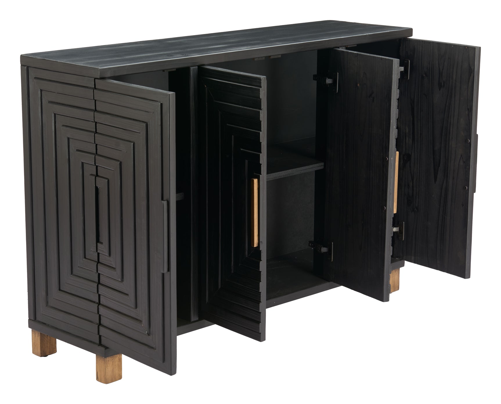 Trazo Black Cabinet