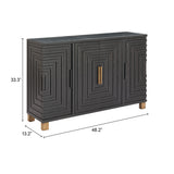 Trazo Black Cabinet
