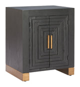 Trazo Black Side Table