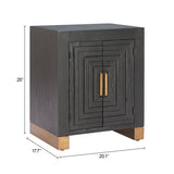 Trazo Black Side Table