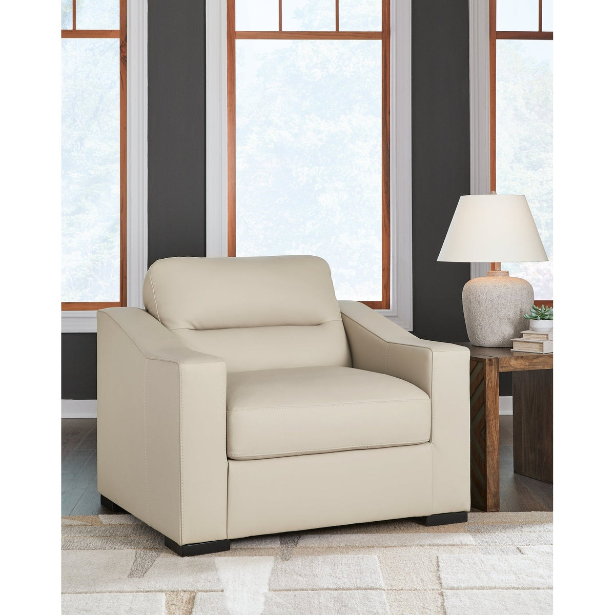 Ashley Furniture Treasure Trove Almond Chair and a Half | Ornate Home