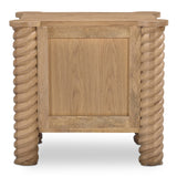 Treccia Oak 2 Drawer Nightstand - Ornate Home