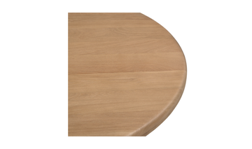 Treccia Oak Round Coffee Table Oak - Ornate Home
