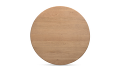 Treccia Oak Round Coffee Table Oak - Ornate Home