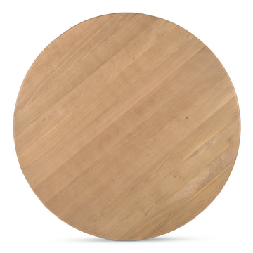 Treccia Oak Round Dining Table - Ornate Home