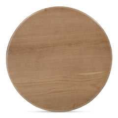 Treccia Oak Side Table - Ornate Home