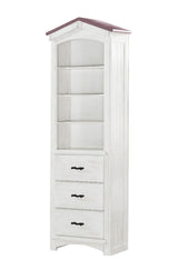 Tree House Pink/White Bookcase Cabinet - Ornate Home