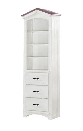 Tree House Pink/White Bookcase Cabinet - Ornate Home
