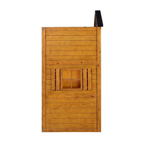 Tree House Rustic Oak Loft Bed (Twin Size) - Ornate Home