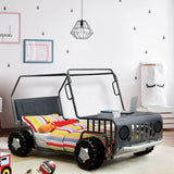 Trekker Gun Metal Twin Bed - Ornate Home