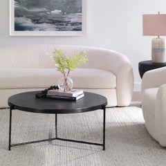 Trellick Black Modern Coffee Table - Ornate Home