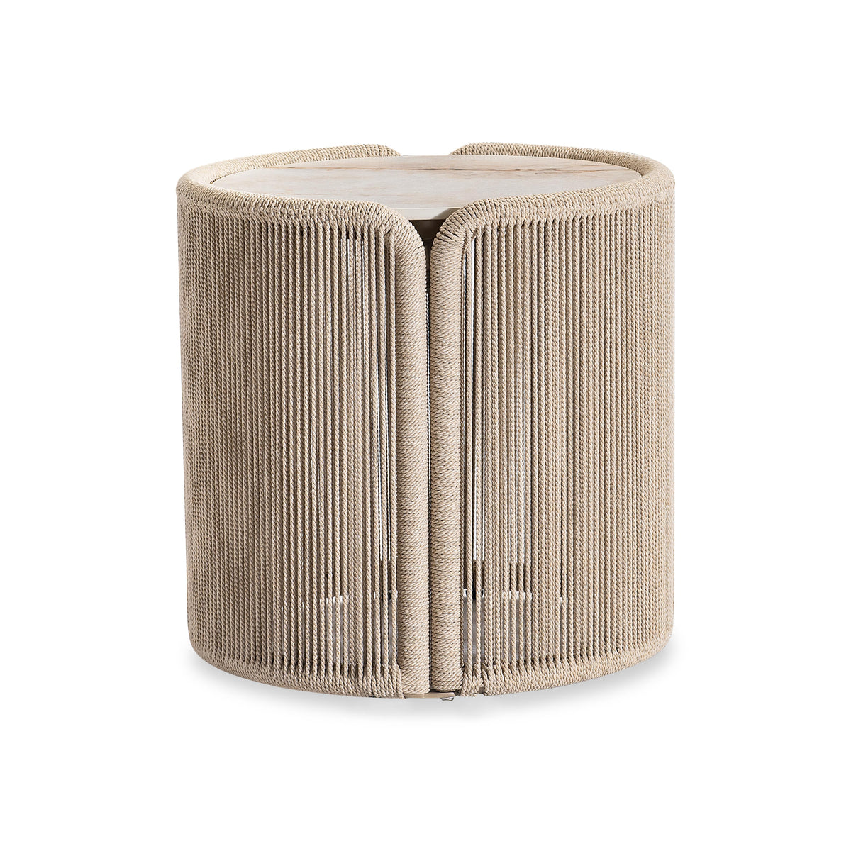 Trellis Brown Outdoor Side Table - Ornate Home