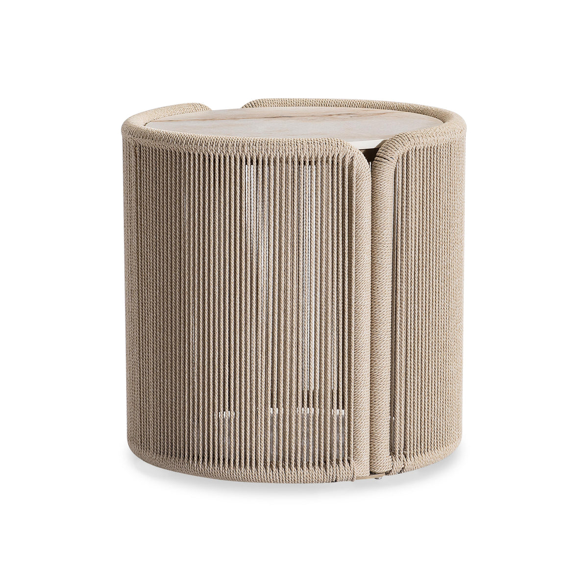 Trellis Brown Outdoor Side Table - Ornate Home