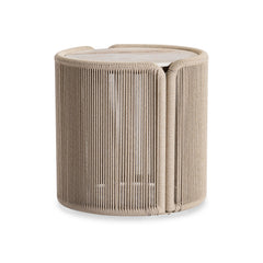 Trellis Brown Outdoor Side Table - Ornate Home