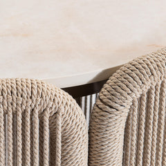 Trellis Brown Outdoor Side Table - Ornate Home