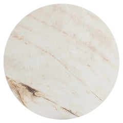 Trellis White/Beige Marble Outdoor Dining Table - Ornate Home