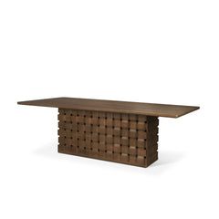 Trellyn Dark Brown Rectangular Dining Table