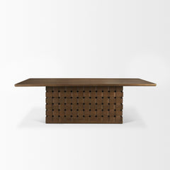 Trellyn Dark Brown Rectangular Dining Table