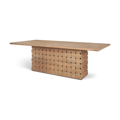 Trellyn Light Brown Rectangular Dining Table - Ornate Home