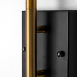 Tremont Black/Gold Metal Conical Shade Wall Sconce - Ornate Home