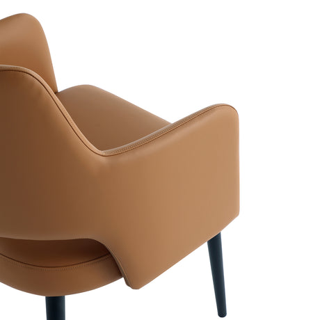 Tremont Dining Arm Chair in Saddle (set of 2) - Ornate Home