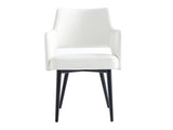 Tremont Dining Arm Chair in White - Ornate Home