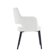 Tremont Dining Arm Chair in White - Ornate Home