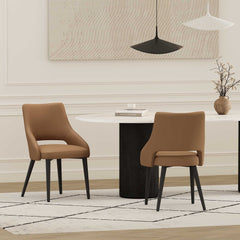 Tremont Dining Chair in Saddle (set of 2) - Ornate Home