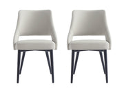 Tremont Dining Chair in Stone (set of 2) - Ornate Home