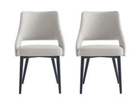 Tremont Dining Chair in Stone (set of 2) - Ornate Home