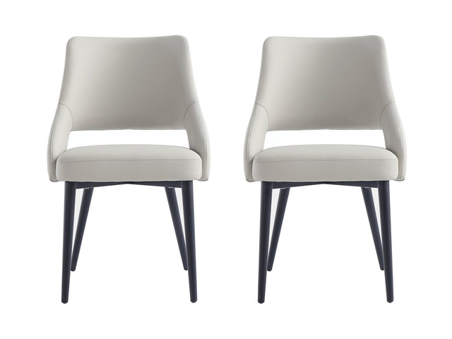 Tremont Dining Chair in Stone (set of 2) - Ornate Home