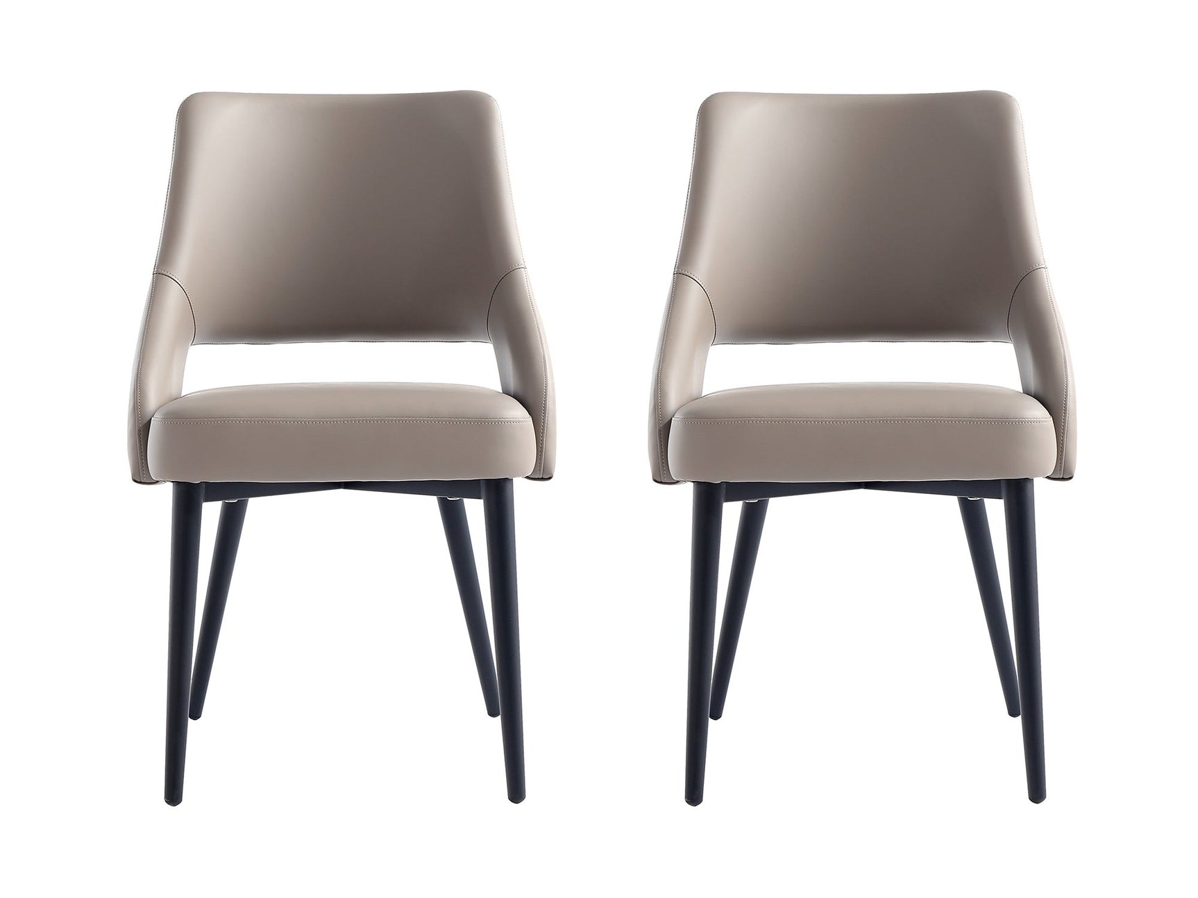 Tremont Dining Chair in Taupe (set of 2) - Ornate Home