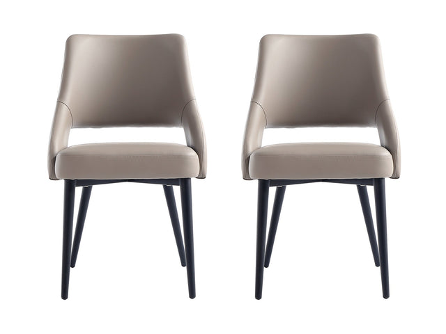 Tremont Dining Chair in Taupe (set of 2) - Ornate Home