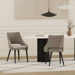 Tremont Dining Chair in Taupe (set of 2) - Ornate Home