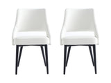 Tremont Dining Chair in White (set of 2) - Ornate Home