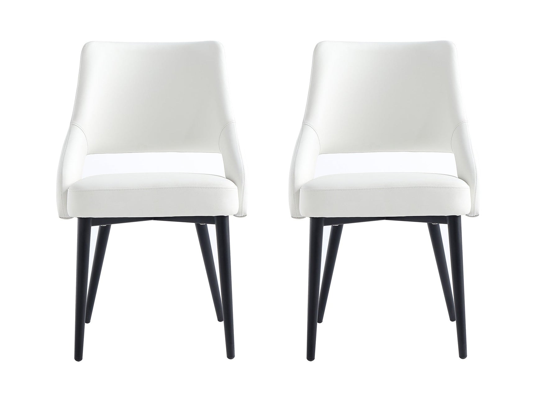 Tremont Dining Chair in White (set of 2) - Ornate Home