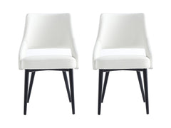 Tremont Dining Chair in White (set of 2) - Ornate Home