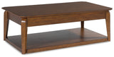 Trenmour Medium Brown Rectangular Cocktail Table (Online Special Price) - Ornate Home