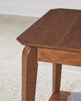 Trenmour Medium Brown Square End Table (Online Special Price) - Ornate Home