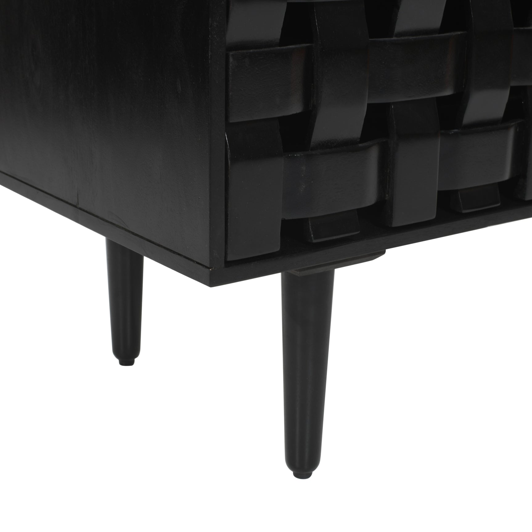 Trent Black 2 Door Accent Cabinet - Ornate Home