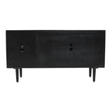 Trent Black 3 Door Accent Cabinet - Ornate Home